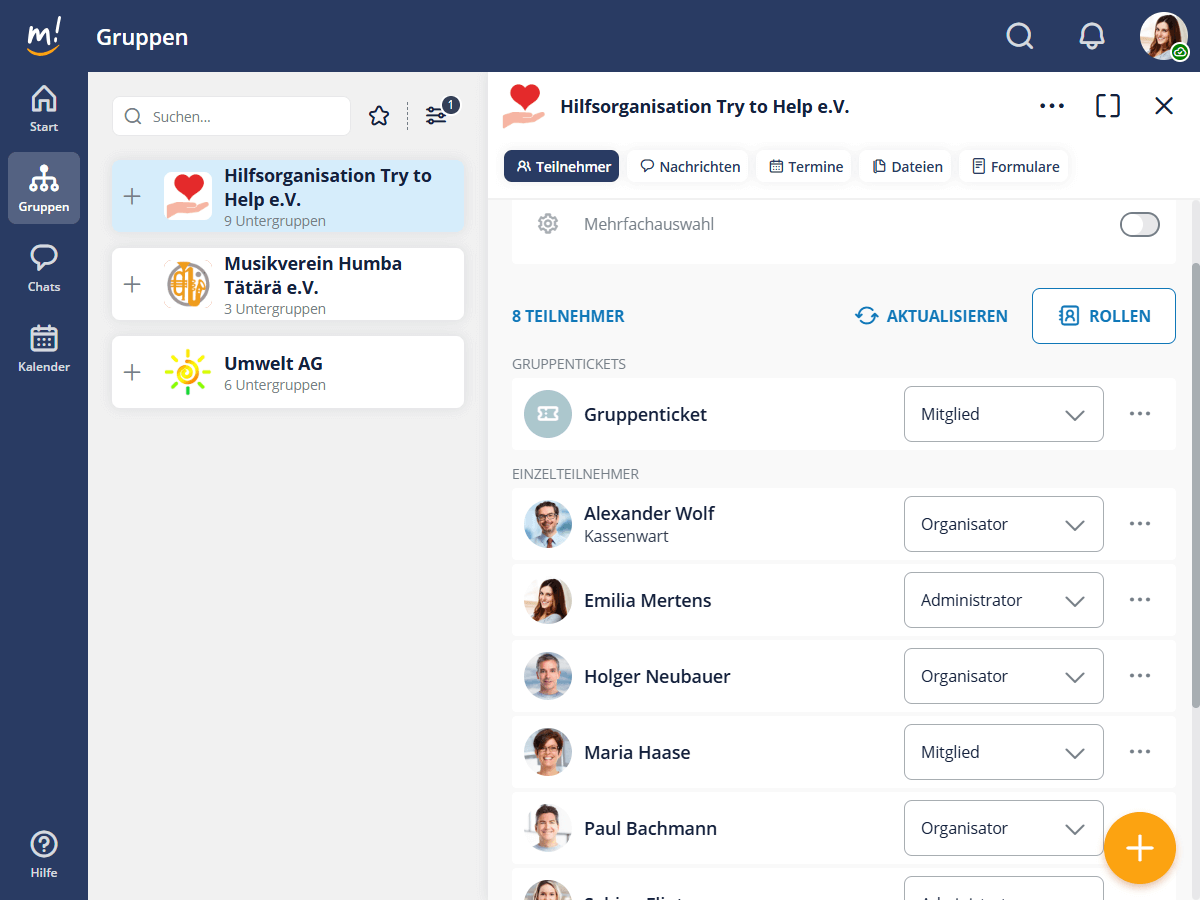 mantau ist moderne Groupware und Collaboration Tool für effizientere Zusammenarbeit von Gruppen mantau Collaboration Tool